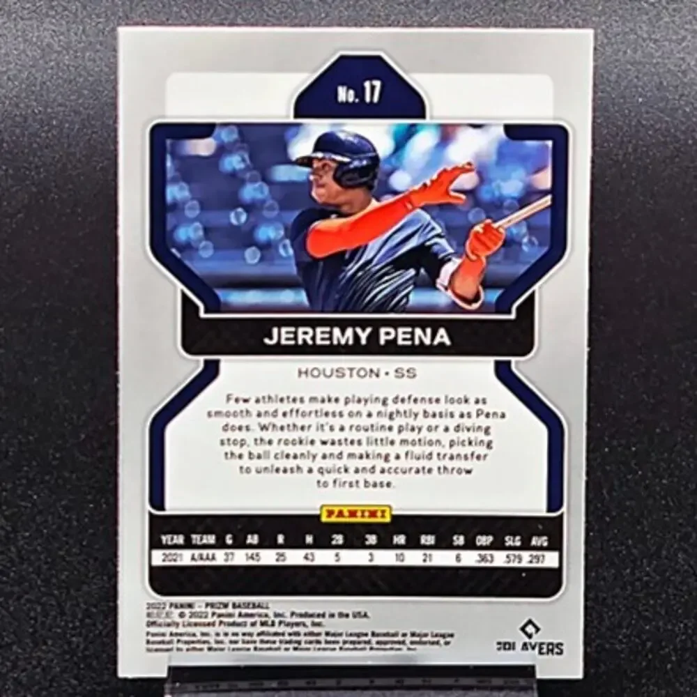 Jeremy Pena Bowman Chrome Red White Blue Prizm RC Houston Astros Star